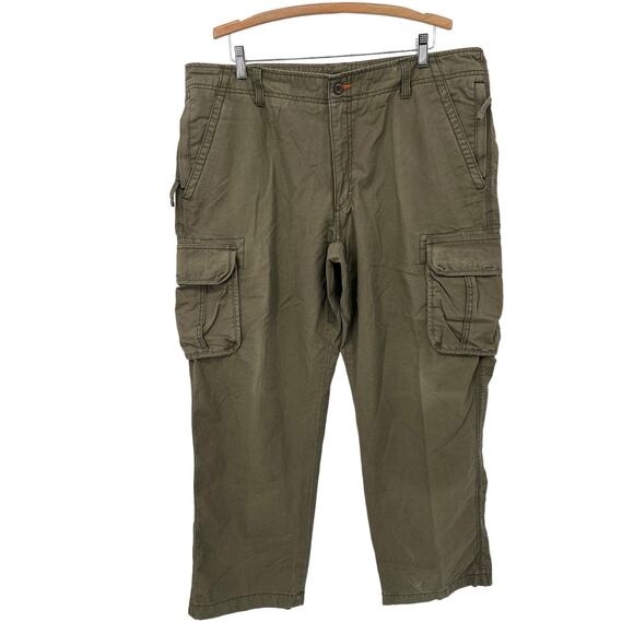L.L. Bean Other - L.L. Bean Army Green Outdoor Cargo Pants Straight Leg Men's Size 40X30 Cotton